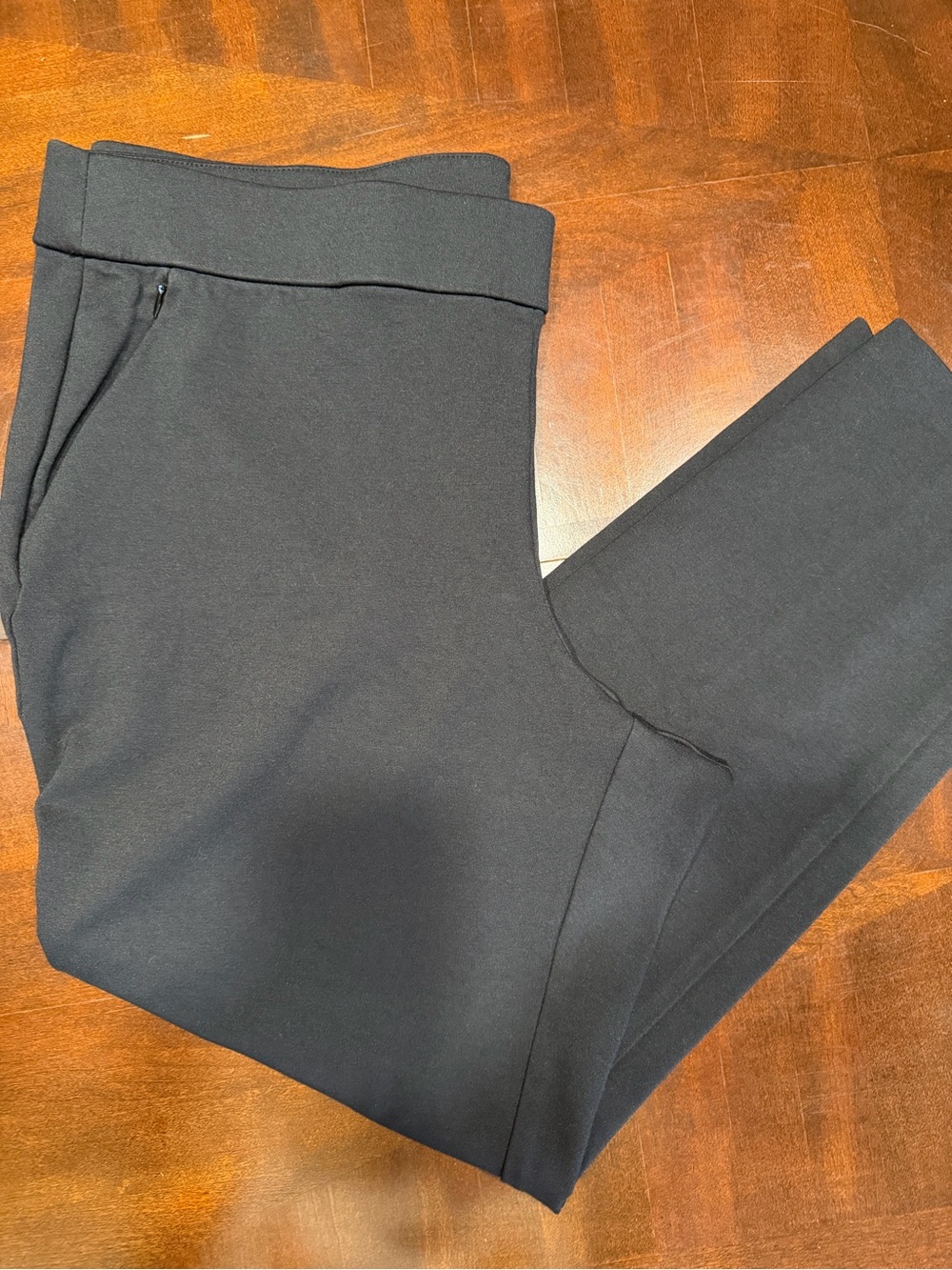 Lane Bryant Black Stretch Ponte Trousers